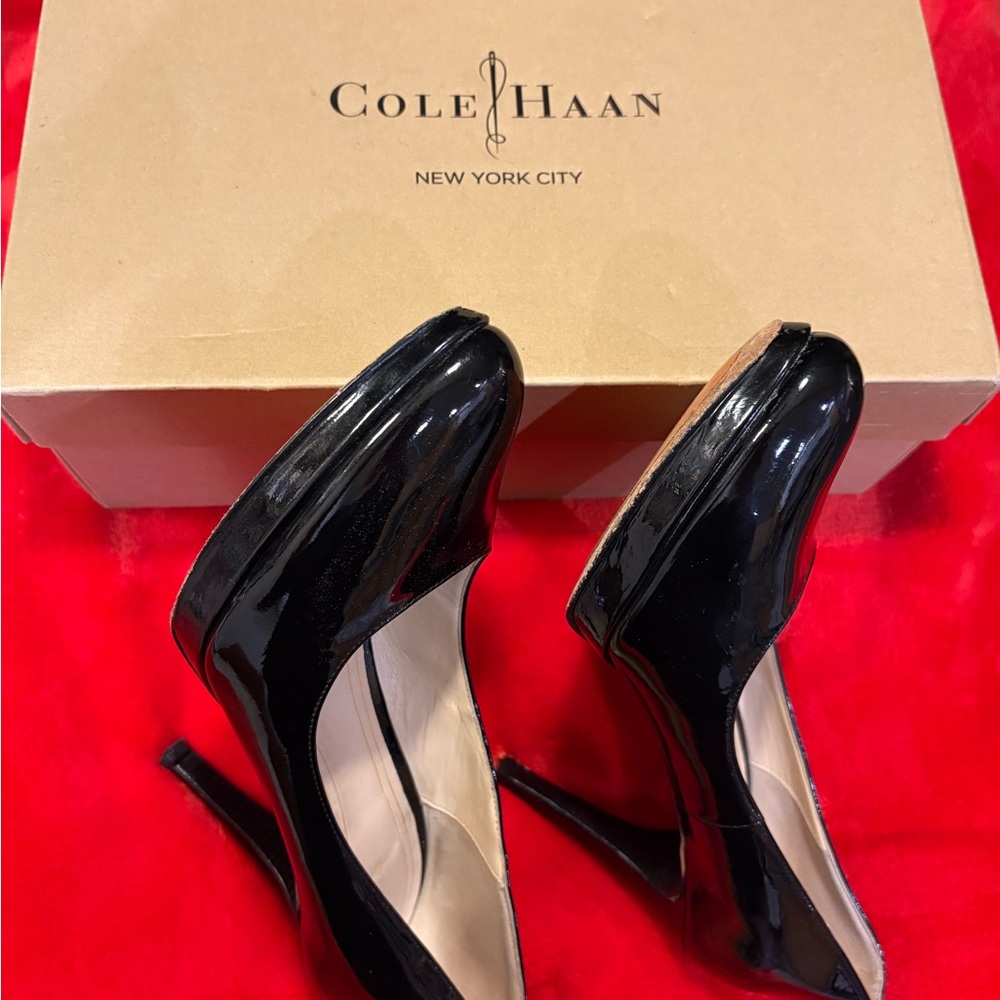 Cole Haan Glossy Black Women's Heels